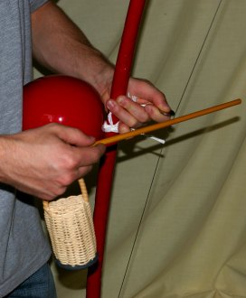 Detail of berimbau